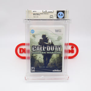 CALL OF DUTY 4: MODERN WARFARE REFLEX EDITION - WATA GRADED 9.6 A+! NEW & Factory Sealed! (Nintendo Wii)