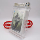 CALL OF DUTY 4: MODERN WARFARE REFLEX EDITION - WATA GRADED 9.6 A+! NEW & Factory Sealed! (Nintendo Wii)