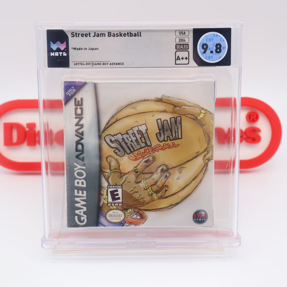 STREET JAM BASKETBALL - WATA GRADED 9.8 A++! NEW & Factory Sealed! (Game Boy Advance GBA)
