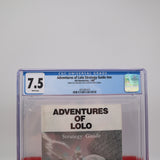 NES NINTENDO STRATEGY GUIDE - ADVENTURES OF LOLO - CGC GRADED 7.5