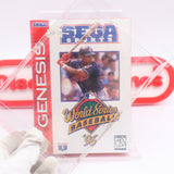WORLD SERIES BASEBALL '96 1996 - NEW & Factory Sealed with Authentic V-Overlap Seam! (Sega Genesis)