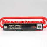 STAR WARS EPISODE I 1: POD RACER - NEW & Factory Sealed with Authentic V-Seam! (N64 Nintendo 64)