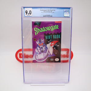 NES NINTENDO HINT BOOK - SHADOWGATE HINT BOOK - CGC GRADED 9.0