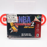 NBA COURTSIDE 2 II BASKETBALL FEATURING KOBE BRYANT - NEW & Factory Sealed with Authentic V-Seam! (N64 Nintendo 64)