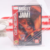 CHARLES BARKLEY: SHUT UP AND JAM! BASKETBALL - NEW & Factory Sealed Clamshell Version with Authentic 3-Sided Seam! (Sega Genesis)