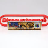 NBA COURTSIDE 2 II BASKETBALL FEATURING KOBE BRYANT - NEW & Factory Sealed with Authentic V-Seam! (N64 Nintendo 64)