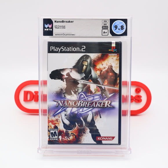 NANOBREAKER / NANO BREAKER - WATA GRADED 9.8 A+! NEW & Factory Sealed! (PS2 PlayStation 2)