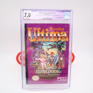 NES NINTENDO STRATEGY GUIDE - ULTIMA EXODUS HINT BOOK - CGC GRADED 7.0