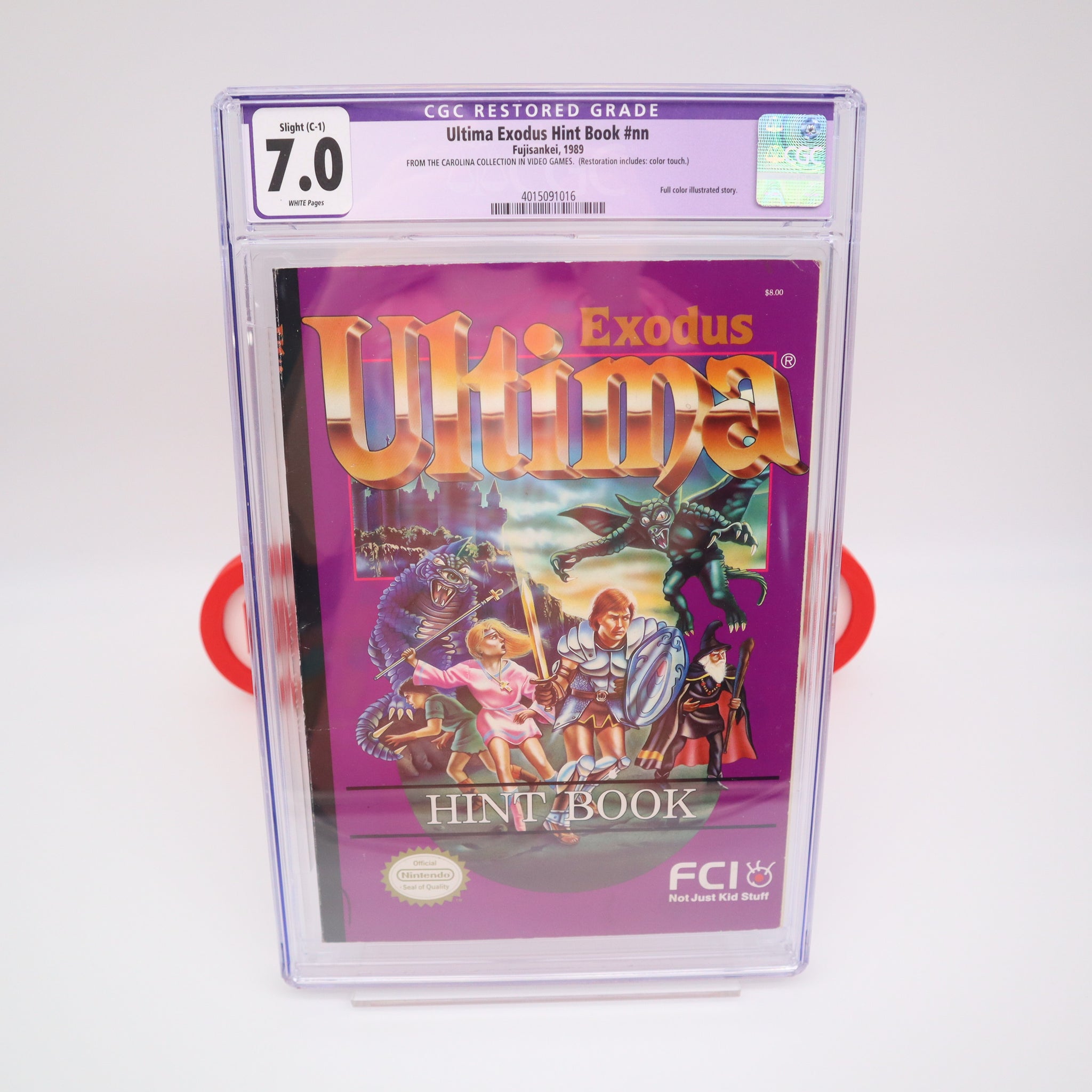 NES NINTENDO STRATEGY GUIDE - ULTIMA EXODUS HINT BOOK - CGC GRADED
