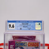 SONIC CHAOS - CGC GRADED 9.6 A++! NEW & Factory Sealed! (Sega Game Gear)