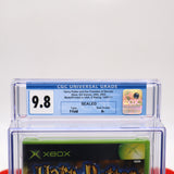 HARRY POTTER AND THE CHAMBER OF SECRETS - CGC GRADED 9.8 A+! NEW & Factory Sealed! (XBOX)