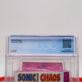 SONIC CHAOS - CGC GRADED 9.6 A++! NEW & Factory Sealed! (Sega Game Gear)