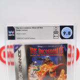 THE INCREDIBLES: RISE OF THE UNDERMINER - WATA GRADED 9.8 A++! NEW & Factory Sealed! (Game Boy Advance GBA)