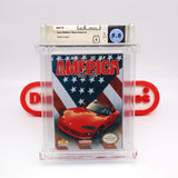 ALEX DEMEO'S RACE AMERICA (DODGE VIPER COVER) - WATA GRADED 9.0 A! NEW & Factory Sealed with Authentic H-Seam! (NES Nintendo)