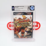 CAPCOM'S STREET FIGHTER ANNIVERSARY COLLECTION - PERFECT/HIGHEST GRADED WATA 10 A++! NEW & Factory Sealed! (PS2 PlayStation 2)
