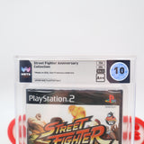 CAPCOM'S STREET FIGHTER ANNIVERSARY COLLECTION - PERFECT/HIGHEST GRADED WATA 10 A++! NEW & Factory Sealed! (PS2 PlayStation 2)