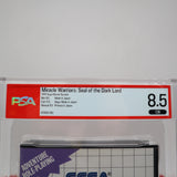 MIRACLE WARRIORS: SEAL OF THE DARK LORD - PSA / WATA GRADED 8.5 CIB w/ MAP! (SMS / Sega Master System)