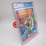 NINTENDO POWER ISSUE #28 - SUPER MARIO WORLD COVER - CGC GRADED 5.0