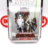 STAR WARS: COMIC PACKS REPUBLIC #79 - COMMANDER KELLER & GALACTIC MARINE - NEW Authentic & Factory Sealed!