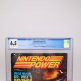 NINTENDO POWER ISSUE #27 - MEGA MAN COVER - CGC GRADED 6.5