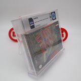 SIM CITY - WATA GRADED 8.0 A! NEW & Factory Sealed! (SNES Super Nintendo)