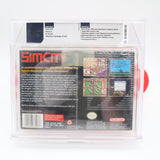 SIM CITY - WATA GRADED 8.0 A! NEW & Factory Sealed! (SNES Super Nintendo)