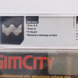 SIM CITY - WATA GRADED 8.0 A! NEW & Factory Sealed! (SNES Super Nintendo)