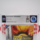 JOE ROGAN / FEAR FACTOR UNLEASHED - PERFECT/HIGHEST GRADED WATA 10 A++! NEW & Factory Sealed with Authentic H-Seam! (Game Boy Advance GBA)