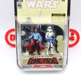 STAR WARS: COMIC PACKS #44 - LANDO CALRISSIAN & STORMTROOPER - NEW Authentic & Factory Sealed!