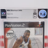 NBA SHOOTOUT 2004 BASKETBALL - WATA GRADED 9.6 A+! NEW & Factory Sealed! (PS2 PlayStation 2)