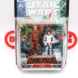 STAR WARS: COMIC PACKS #3 - CHEWBACCA & HAN SOLO (STORMTROOPER DISGUISE) - NEW Authentic & Factory Sealed!
