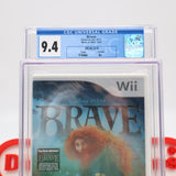 DISNEY/PIXAR'S BRAVE - CGC GRADED 9.4 A+! NEW & Factory Sealed! (Nintendo Wii)
