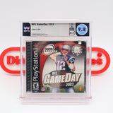 NFL GAMEDAY 2003 (TOM BRADY COVER!) WATA GRADED 9.8 A++! NEW & Factory Sealed! (PS1 PlayStation 1)