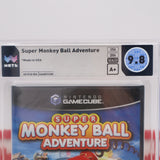 SUPER MONKEY BALL ADVENTURE - WATA GRADED 9.8 A+! NEW & Factory Sealed! (Nintendo GameCube)