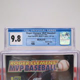 ROGER CLEMENS' MVP BASEBALL - CGC GRADED 9.8 A+! NEW & Factory Sealed! (Sega Genesis)
