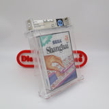 SHANGHAI - WATA PEDIGREE GRADED 9.6 A+! NEW & Factory Sealed! (SMS Sega Master System)