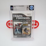 TRANSFORMERS: ULTIMATE BATTLE EDITION COMBO PACK! WATA GRADED 9.8 A+! NEW & Factory Sealed! (Nintendo Wii)