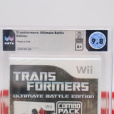 TRANSFORMERS: ULTIMATE BATTLE EDITION COMBO PACK! WATA GRADED 9.8 A+! NEW & Factory Sealed! (Nintendo Wii)