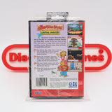 THE BERENSTAIN BEARS: CAMPING ADVENTURE - NEW & Factory Sealed with Authentic V-Overlap Seam! (Sega Genesis)