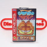 GARFIELD: CAUGHT IN THE ACT - NEW & Factory Sealed with Authentic 3-Sided Seam! (Sega Genesis)
