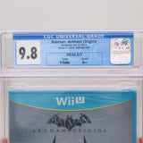 BATMAN: ARKHAM ORIGINS - CGC GRADED 9.8 A++! NEW & Factory Sealed! (Nintendo Wii U)