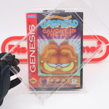 GARFIELD: CAUGHT IN THE ACT - NEW & Factory Sealed with Authentic 3-Sided Seam! (Sega Genesis)