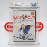 MONOPOLY - WATA PEDIGREE GRADED 9.6 A+! NEW & Factory Sealed! (SMS Sega Master System)