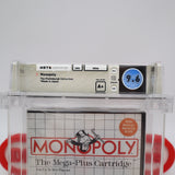 MONOPOLY - WATA PEDIGREE GRADED 9.6 A+! NEW & Factory Sealed! (SMS Sega Master System)