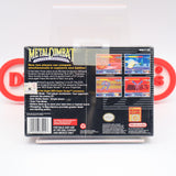 METAL COMBAT: FALCON'S REVENGE - NEW & Factory Sealed with Authentic H-Overlap Seam! (SNES Super Nintendo)