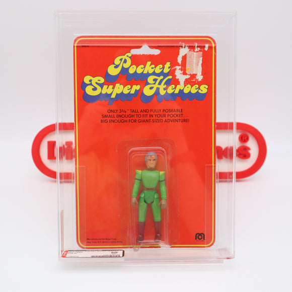 1979 POCKET SUPER HEROES JOR-EL - AFA GRADED 50 - NEW Authentic & Factory Sealed! (MOC Vintage Action Figure)