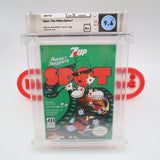 7-UP'S SPOT: THE VIDEO GAME! - WATA GRADED 9.6 A+! NEW & Factory Sealed with Authentic H-Seam! (NES Nintendo)