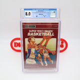 SUPER VIDEO ARCADE BASKETBALL - CGC GRADED 8.0 A+! NEW & Factory Sealed! (Intellivision)