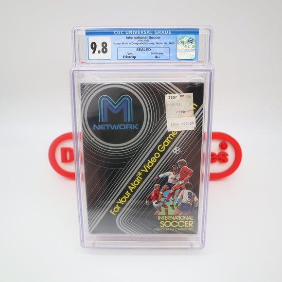 INTERNATIONAL SOCCER - CGC GRADED 9.8 A++! NEW & Factory Sealed! (Atari 2600)