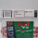 7-UP'S SPOT: THE VIDEO GAME! - WATA GRADED 9.6 A+! NEW & Factory Sealed with Authentic H-Seam! (NES Nintendo)